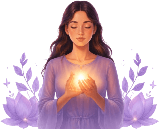 Ilustración de bienestar y formación espiritual